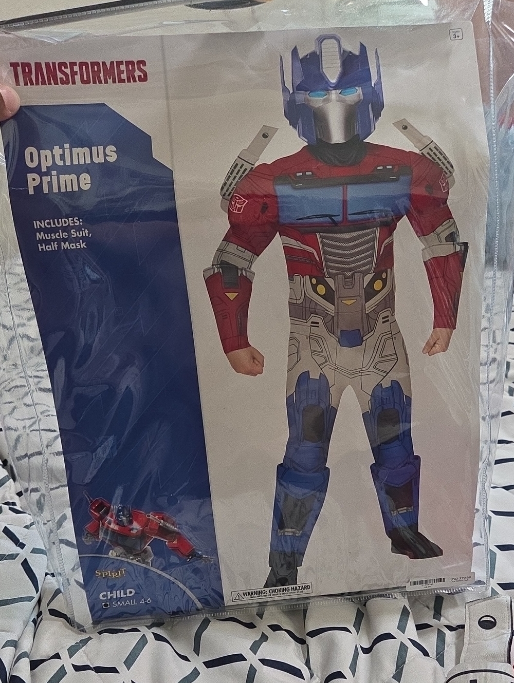 Optimus Prime Kids Costume - Red & Blue